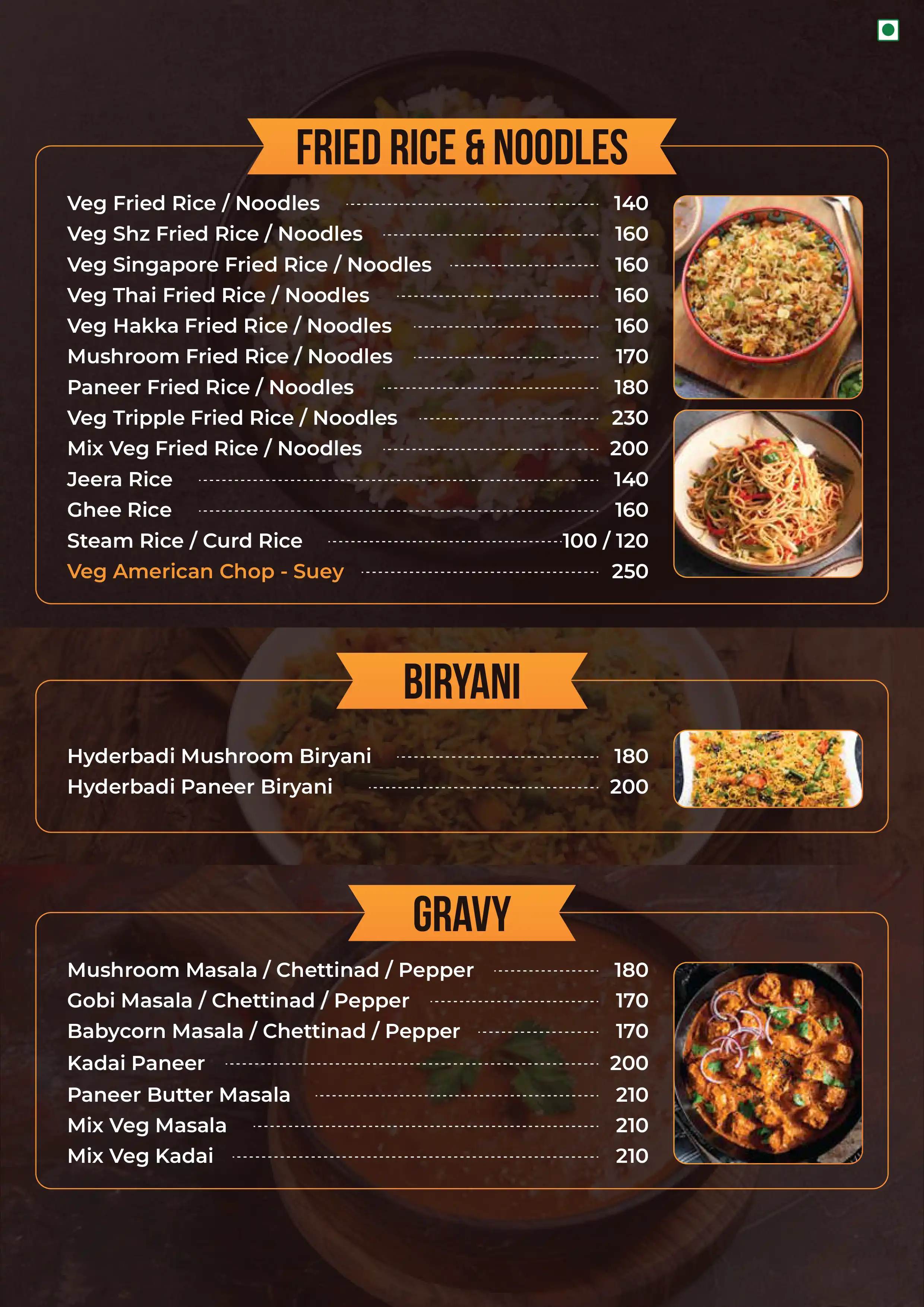 Menu Page 10